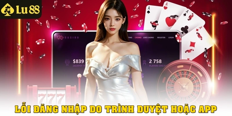 Lỗi do trình duyệt hoặc app